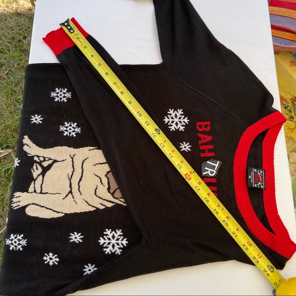 Custom Trump Pug Political Ugly Christmas Sweater One of a Kind - Picture 12 of 15